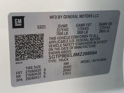 2021 GMC Sierra 1500 AT4