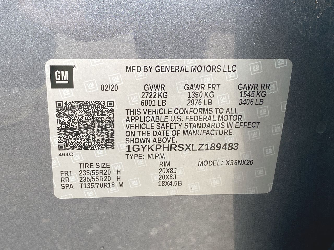 2020 Cadillac XT6 AWD Sport