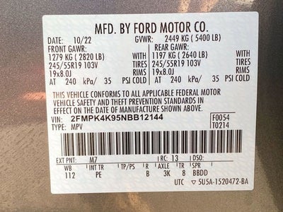 2022 Ford Edge Titanium