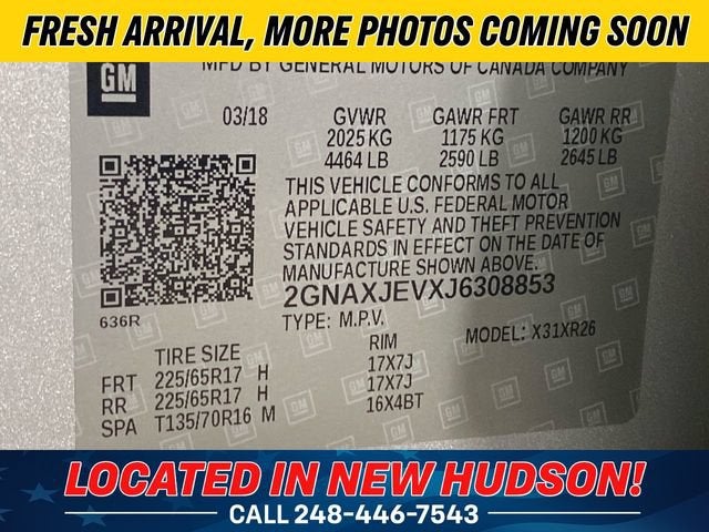 2018 Chevrolet Equinox LT
