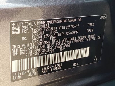 2025 Toyota RAV4 LE