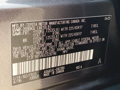 2025 Toyota RAV4 LE