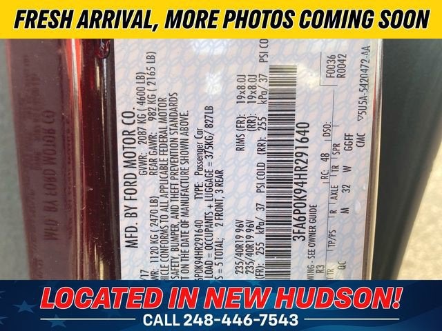 2017 Ford Fusion Platinum