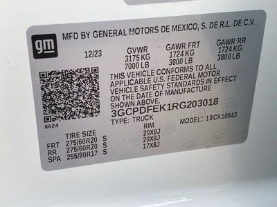 2024 Chevrolet Silverado 1500 LT Trail Boss