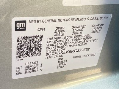 2024 Chevrolet Silverado 1500 LT (2FL)