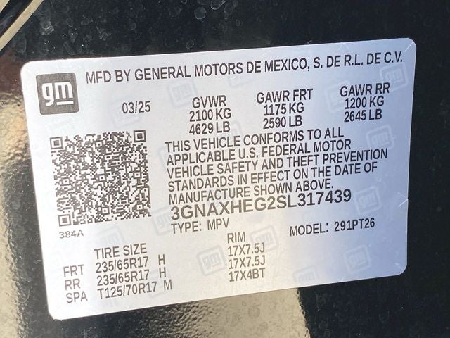 2025 Chevrolet Equinox LT