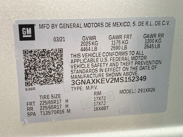 2021 Chevrolet Equinox LT