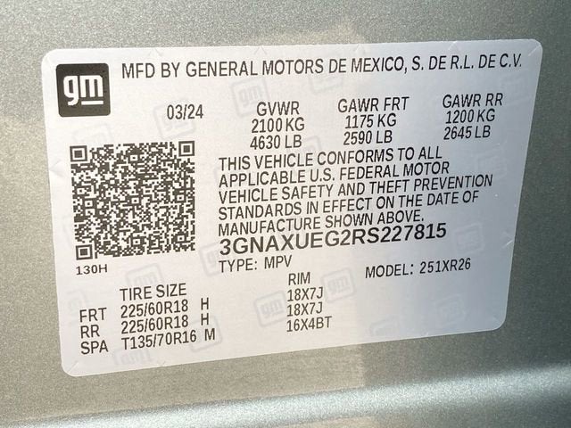 2024 Chevrolet Equinox LT