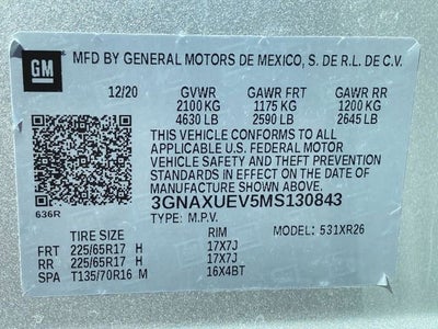 2021 Chevrolet Equinox LT