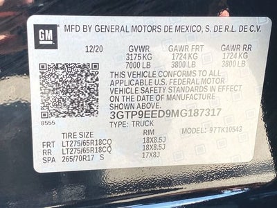 2021 GMC Sierra 1500 AT4