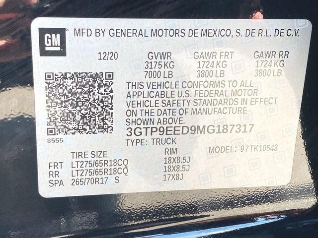 2021 GMC Sierra 1500 AT4