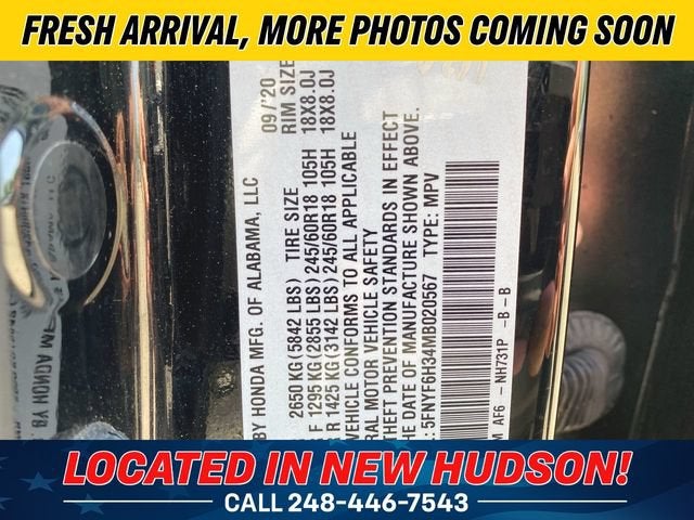 2021 Honda Pilot AWD EX