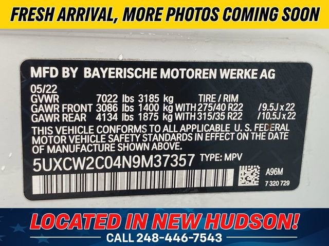 2022 BMW X7 xDrive40i