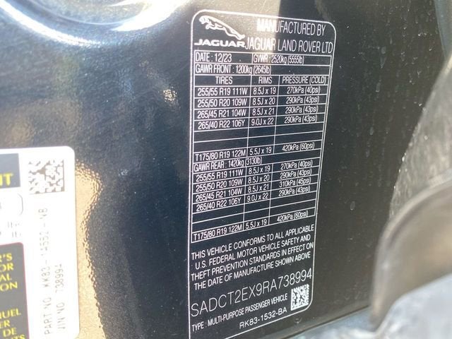 2024 Jaguar F-PACE R-Dynamic S