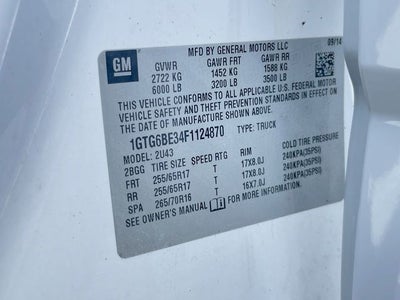 2015 GMC Canyon 4WD SLE
