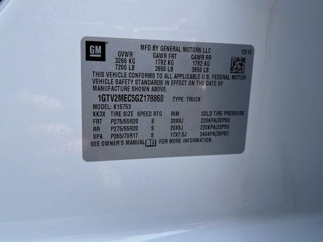 2016 GMC Sierra 1500 SLE