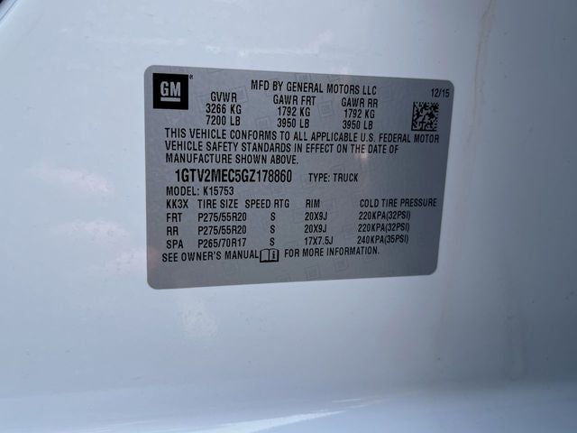 2016 GMC Sierra 1500 SLE