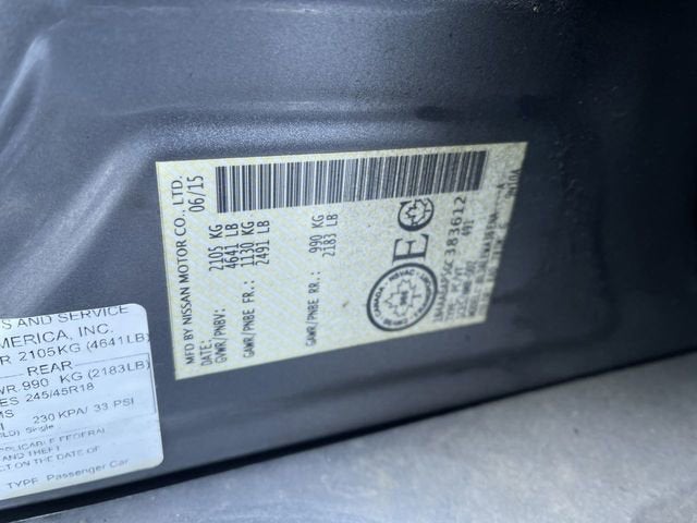 2016 Nissan Maxima 3.5 SV