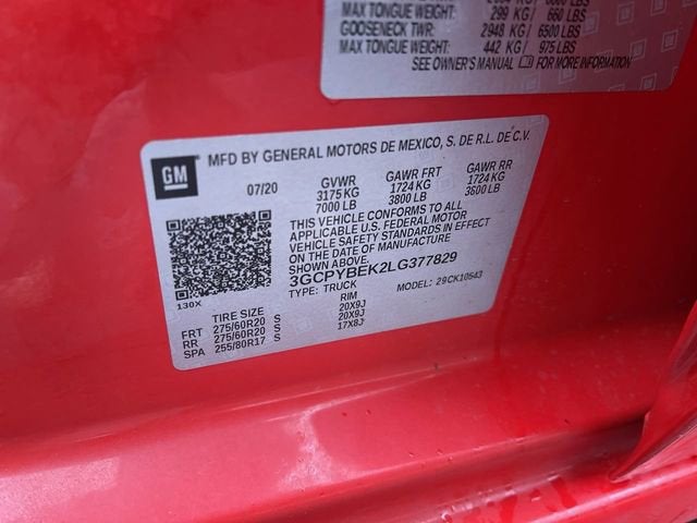 2020 Chevrolet Silverado 1500 Custom