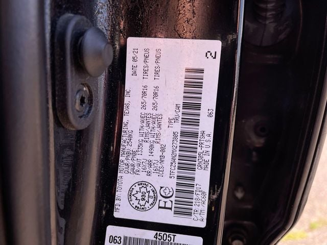 2021 Toyota Tacoma 4WD SR Double Cab 5' Bed V6 AT (GS)
